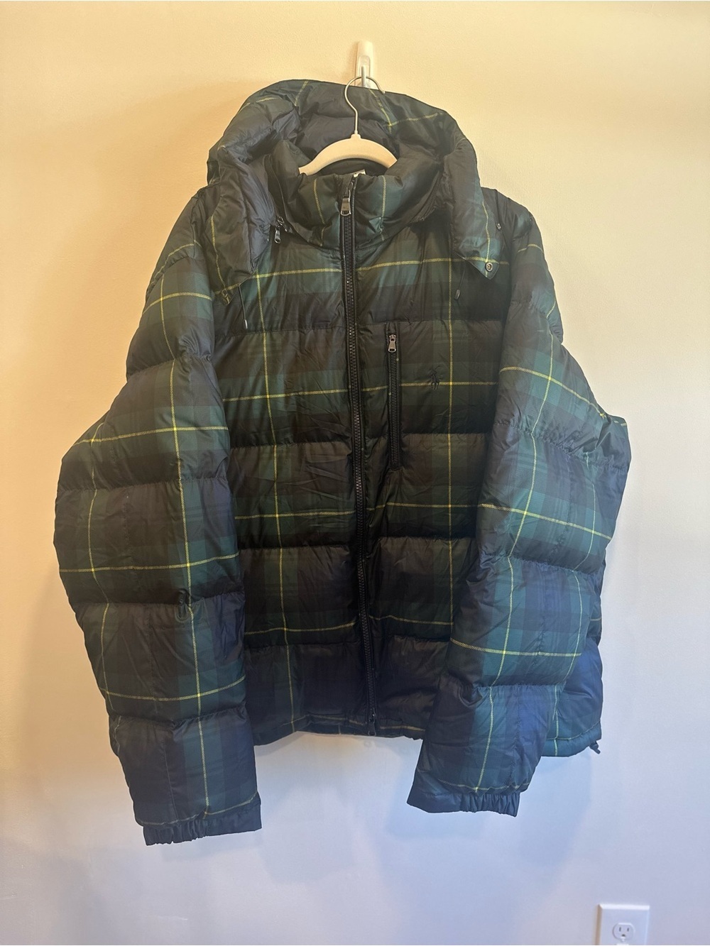 Polo Ralph Lauren Tartan Blackwatch Hooded Down Puffer Coat Jacket NWT 3XL XXXL - Picture 6 of 11